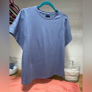 GAP Blue Boxy Short Sleeve T-Shirt Sz L